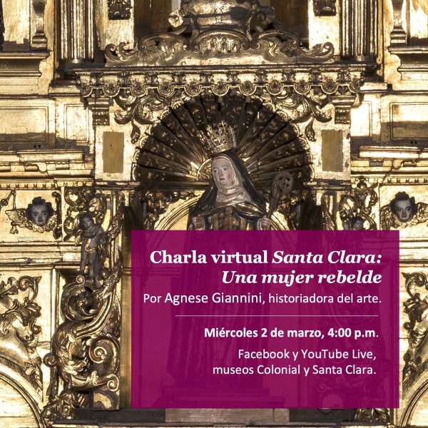 Charla Virtual "Santa Clara: Una mujer rebelde"