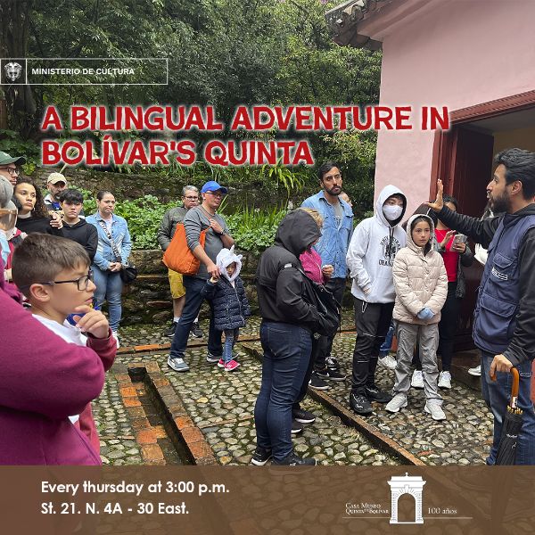 A bilingüal adventure in Bolivar's Quinta- Guided visits in English