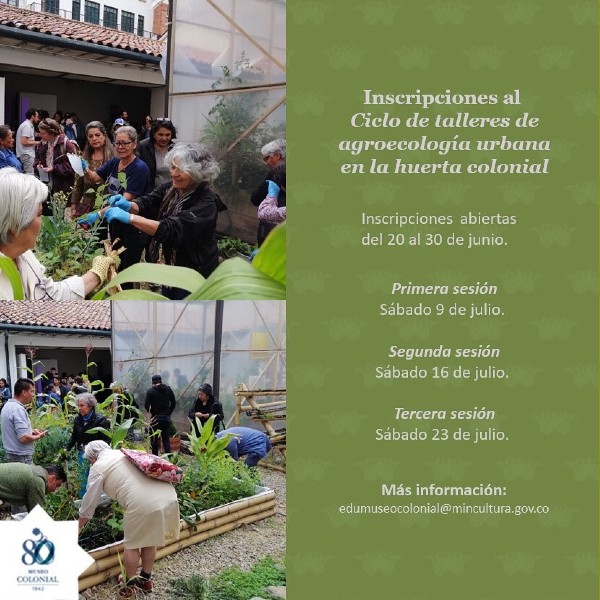 Inscripciones al “Ciclo de talleres de agroecología urbana en la huerta colonial”