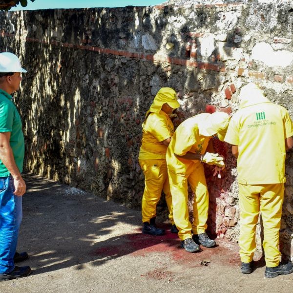 MinCultura y Escuela Taller de Cartagena rechazan acto vandálico: “Las murallas son patrimonio de todos los colombianos”