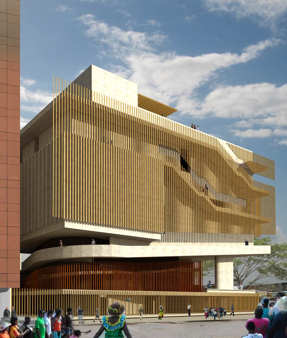 Avances construcción del nuevo Teatro César Conto Ferrer, Quibdó, Chocó