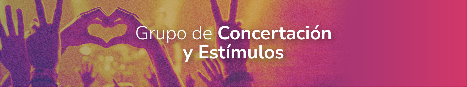 Banner Grupo de Convocatorias y Estímulos