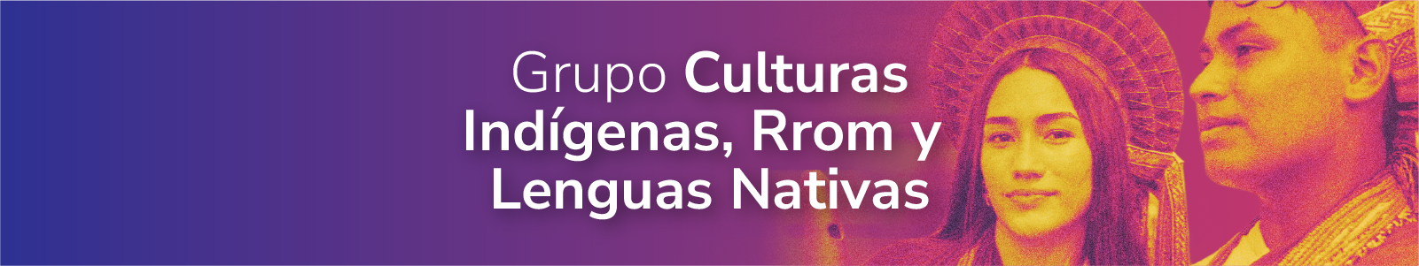 Grupo Culturas Indígenas, Rrom y Lenguas Nativas 