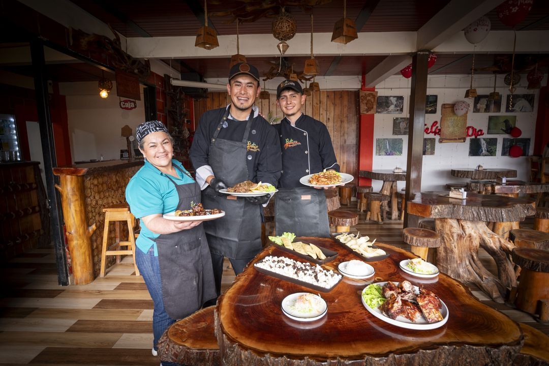 Cocina andina en el restaurante Raíces de mi Pueblo