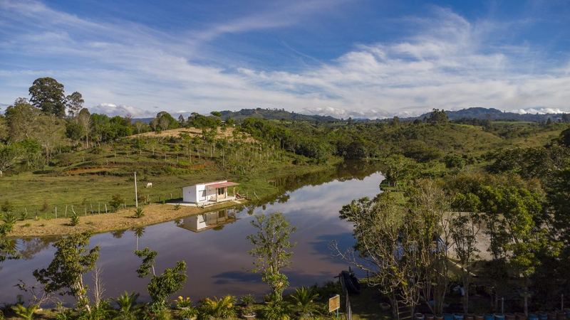 Finca El Manantial entre montañas