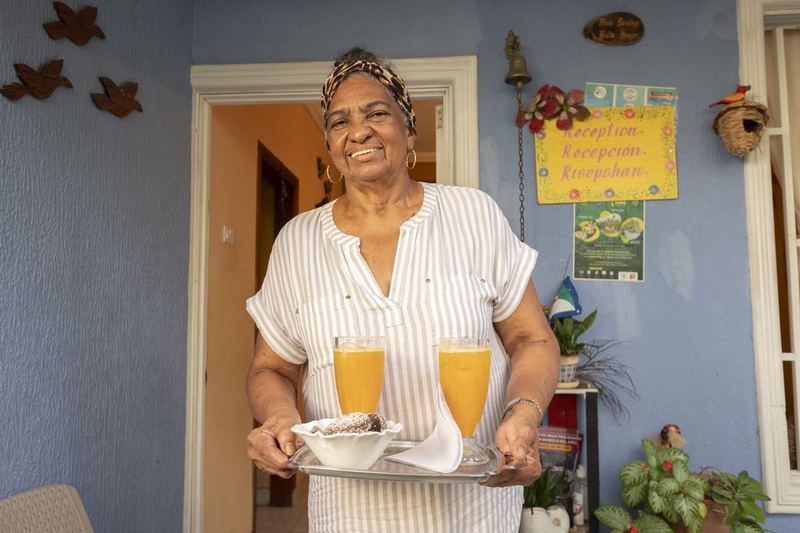 Posada Miss Cleo, hospedaje y cocina raizal en San Andrés