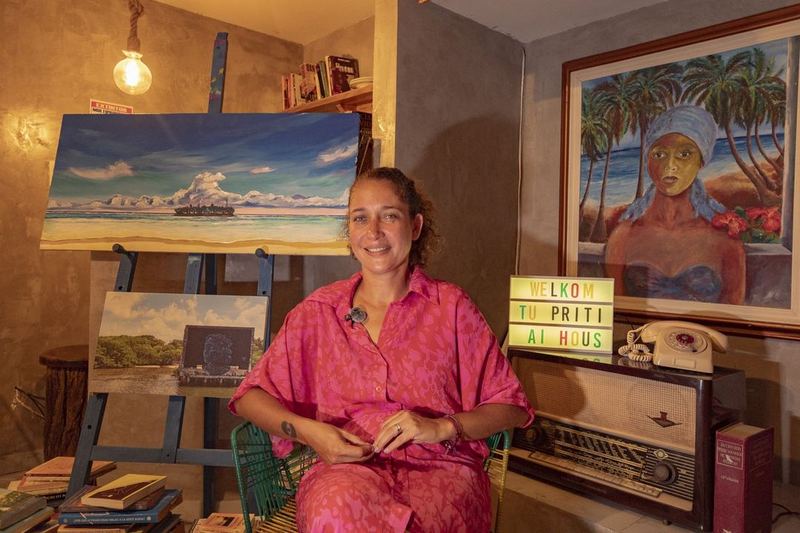Priti Ai Hous, casa de arte y café isleño en San Andrés