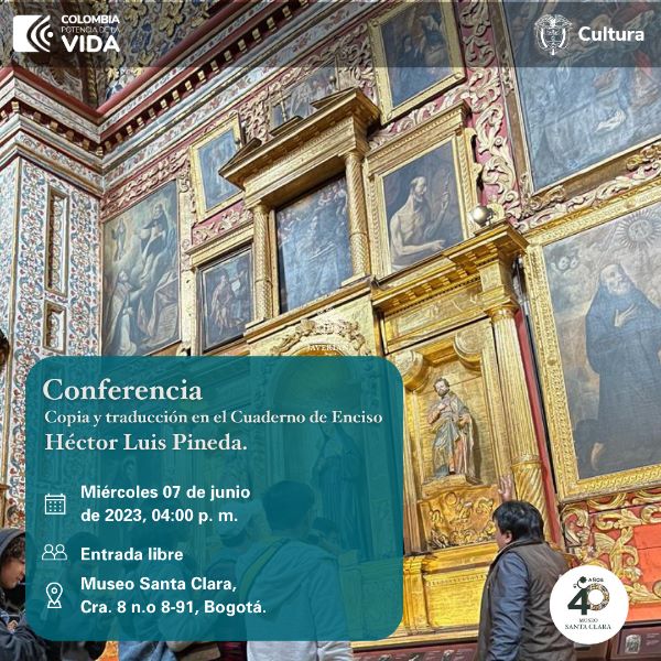 Conferencia Copia y traducción en el Cuaderno de Enciso, con Héctor Luis Pineda