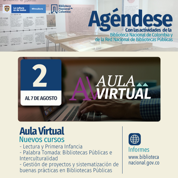 Aula Virtual con Biblioteca Nacional'