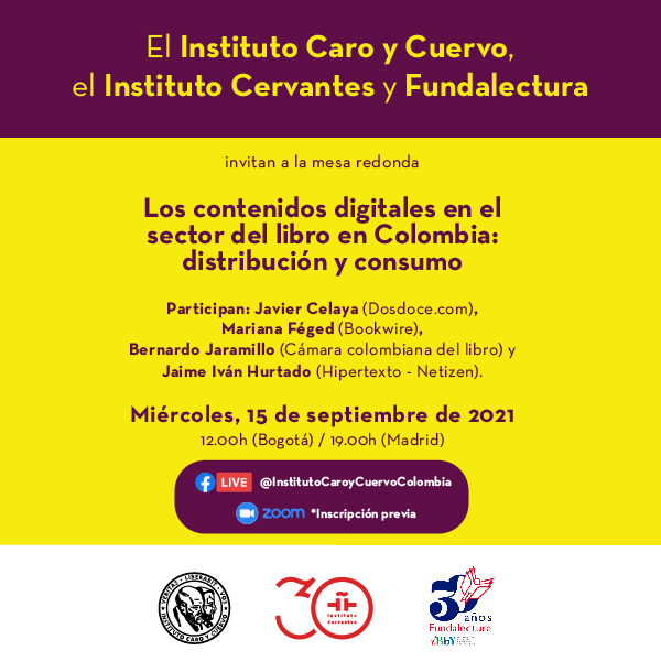 Mesa redonda "Los contenidos digitales en el sector del libro en Colombia: distribución y consumo"