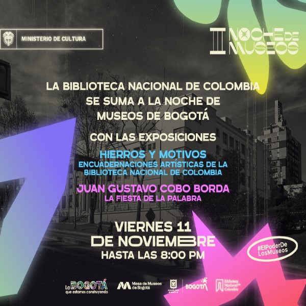 La Biblioteca Nacional de Colombia se une a la III Noche de Museos
