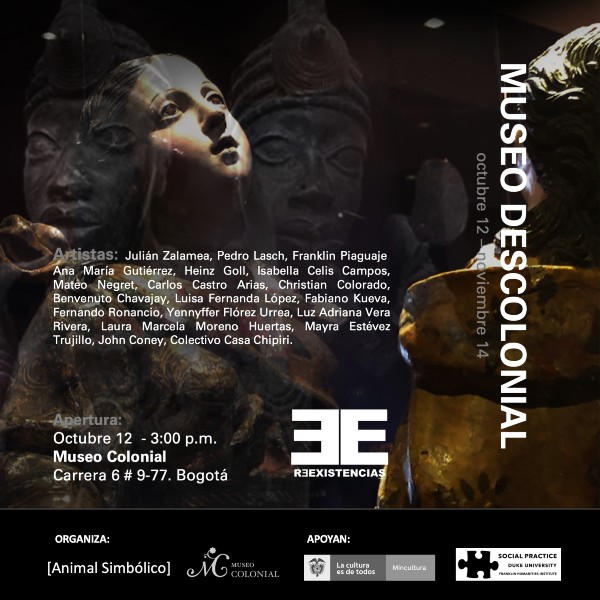 Inauguración de la Bienal de Arte y Descolonalidad RƎEXISTENCIAS, Museo Descolonial 2021 - Invita Museo Colonial