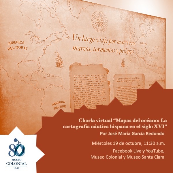 Charla virtual: “Mapas del océano: La cartografía náutica hispana en el siglo XVI”, por José María García Redondo (CSIC)