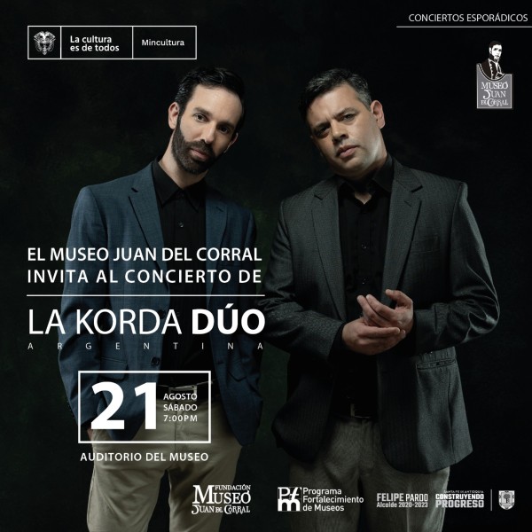¡La Korda en concierto! - Invita Museo Juan del Corral Santa Fe de Antioquia