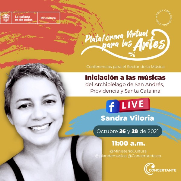 Conferencia 'Iniciación a las música del Archipiélago de San Andrés, Providencia y Santa Catalina' FacebookLive