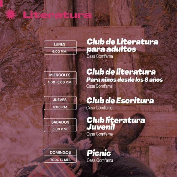 Club de literatura en el Museo Juan del Corral