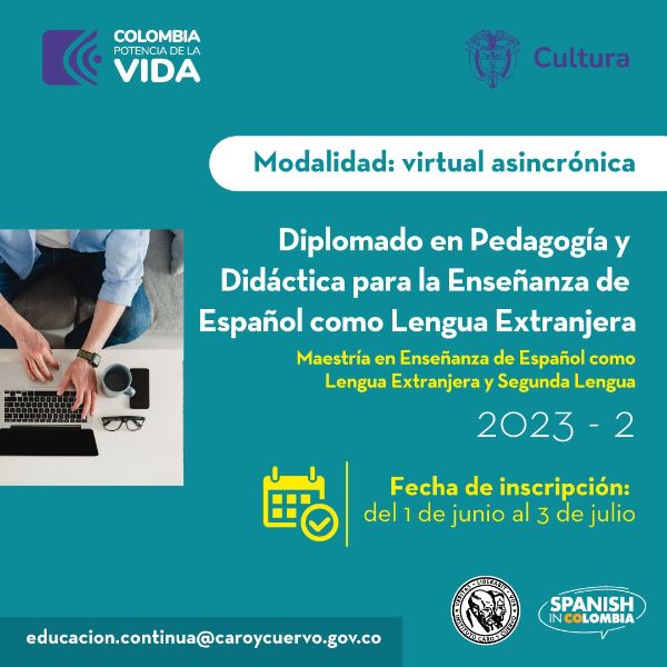 Diplomado en Pedagogía y didáctica para la enseñanza de español como lengua extranjera (modalidad asincrónica 2023-II)