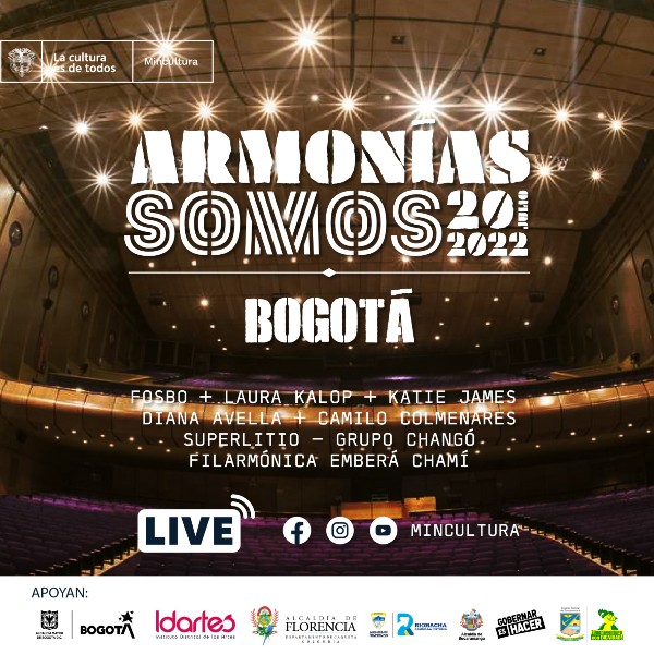 Gran Concierto del 20 de julio 'Armonías Somos' Bogotá