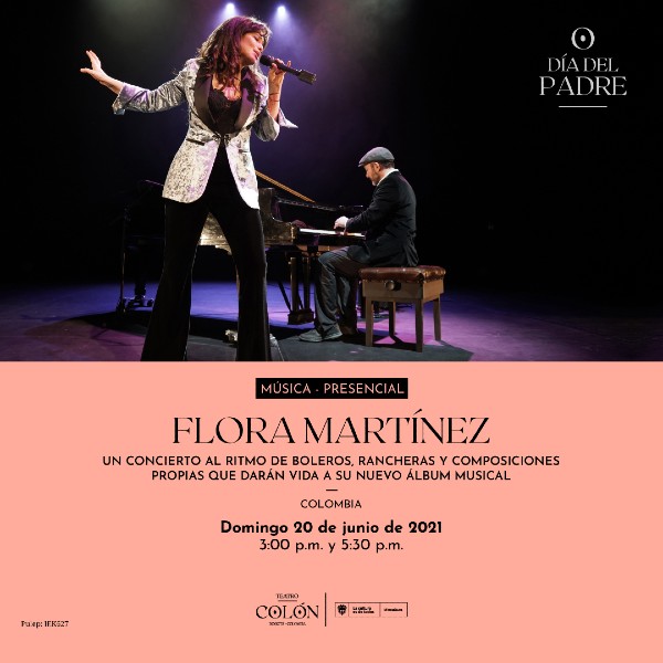 El Teatro Colón presenta a Flora Martínez en Concierto.