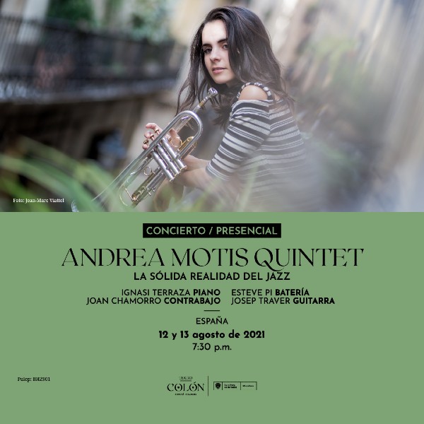 ¡Andrea Motis Quintet! 'La solida realidad del jazz' en Colombia - Invita el Teatro Colón