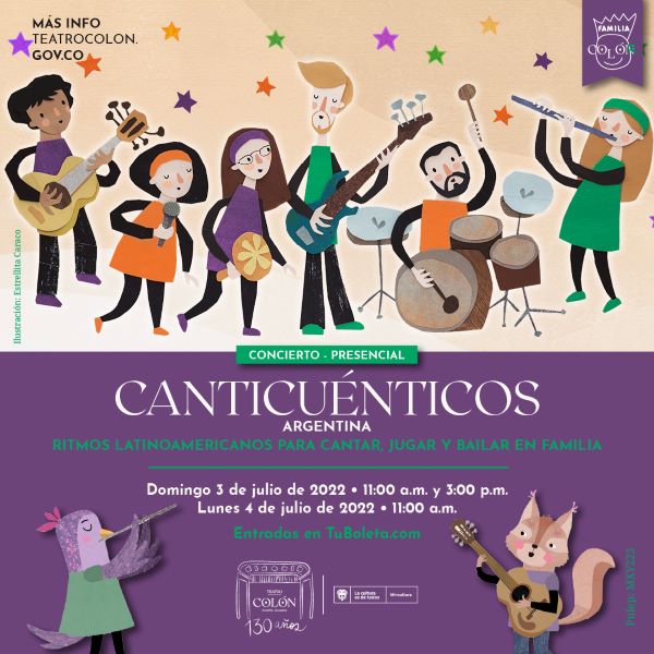 Concierto Canticuentos de Argentina en el Teatro Colón