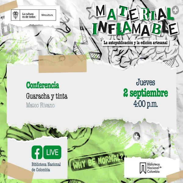 Conferencia: 'Guaracha y tinta' - Invita - Biblioteca Nacional de Colombia