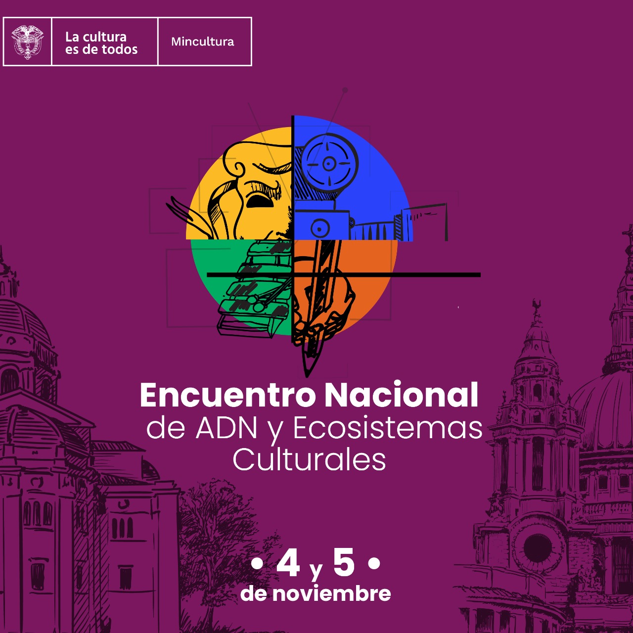 Más de 150 agentes culturales harán parte del I Encuentro Nacional de ADN