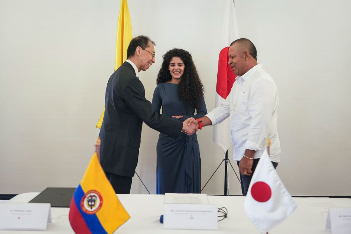 Colombia y Japón fortalecen su cooperación cultural con nueva biblioteca pública en La Mojana