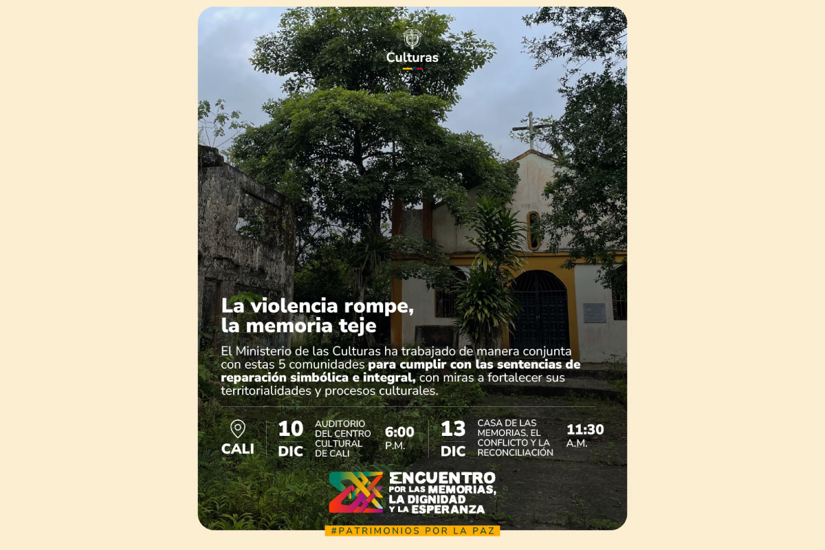 Encuentro por las  memorias, la dignidad y la esperanza