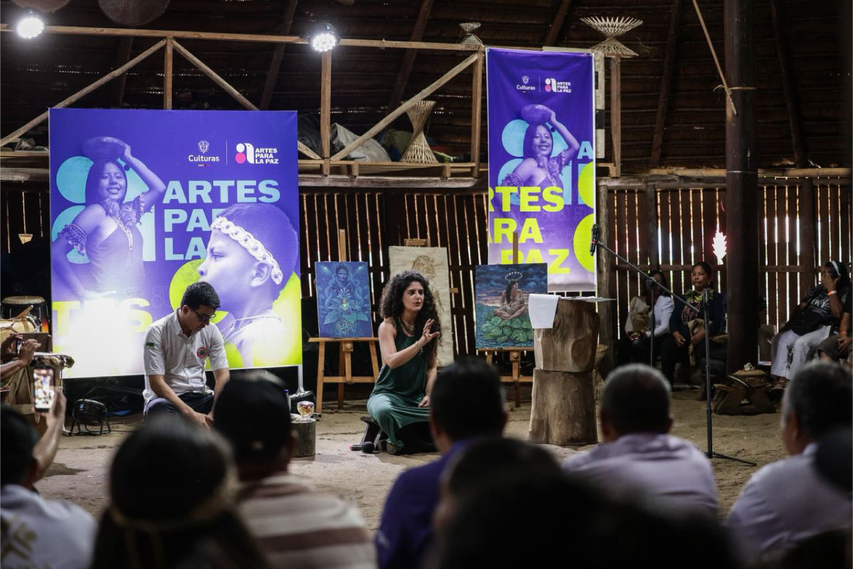 Acto por la formación artística y cultural Amazonas