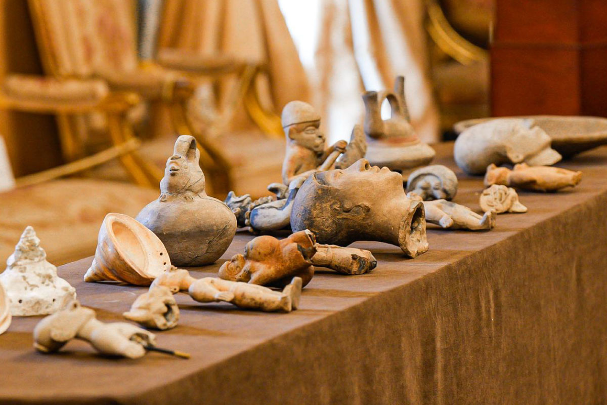 Repatriación piezas arqueológicas