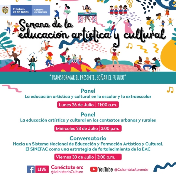 MinCultura y MinEducación celebrarán, por primera vez, la Semana de la Educación Artística en Colombia