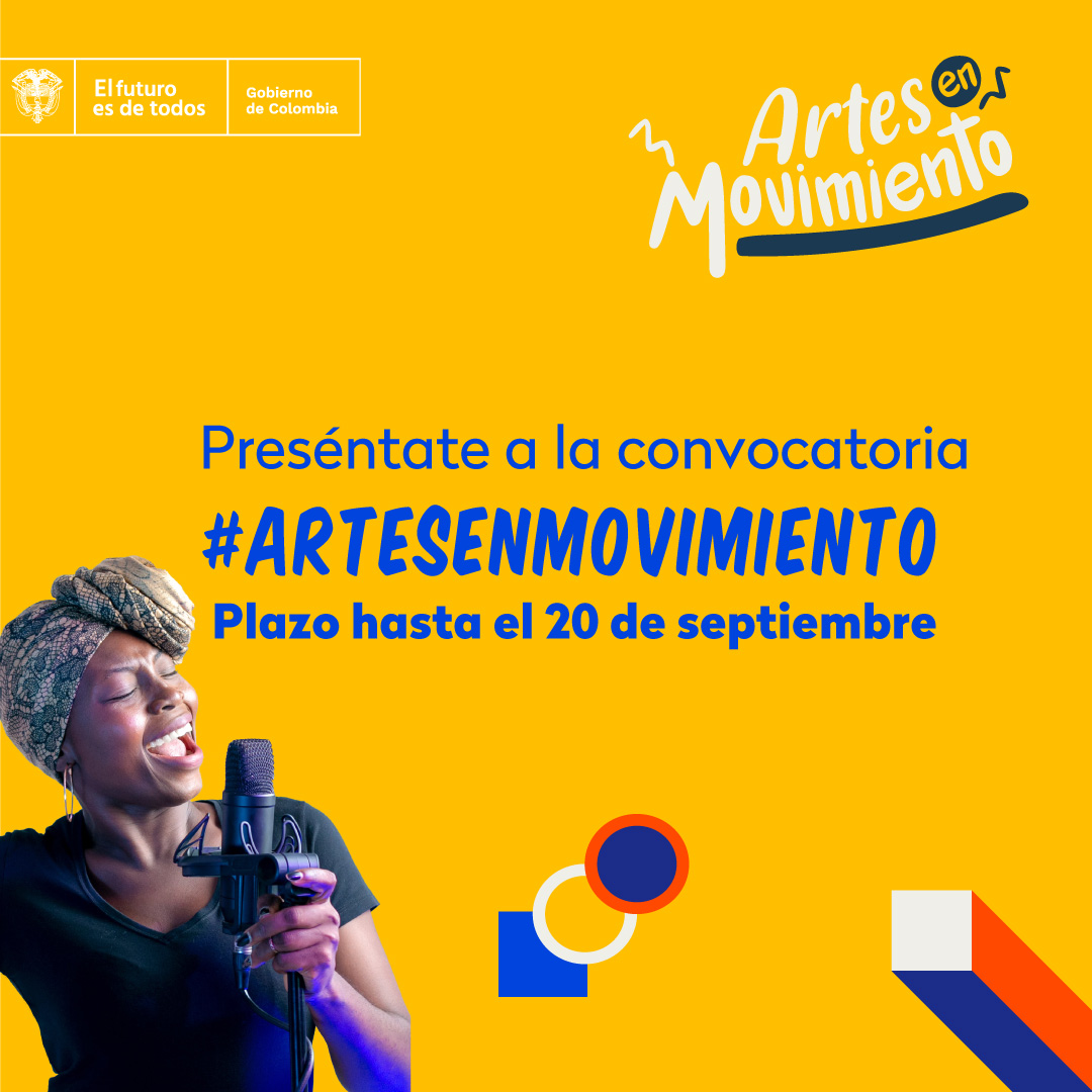 Agrupaciones culturales podrán inscribirse hasta el 20 de septiembre en ‘Artes en Movimiento’ para reactivar sus presentaciones artísticas