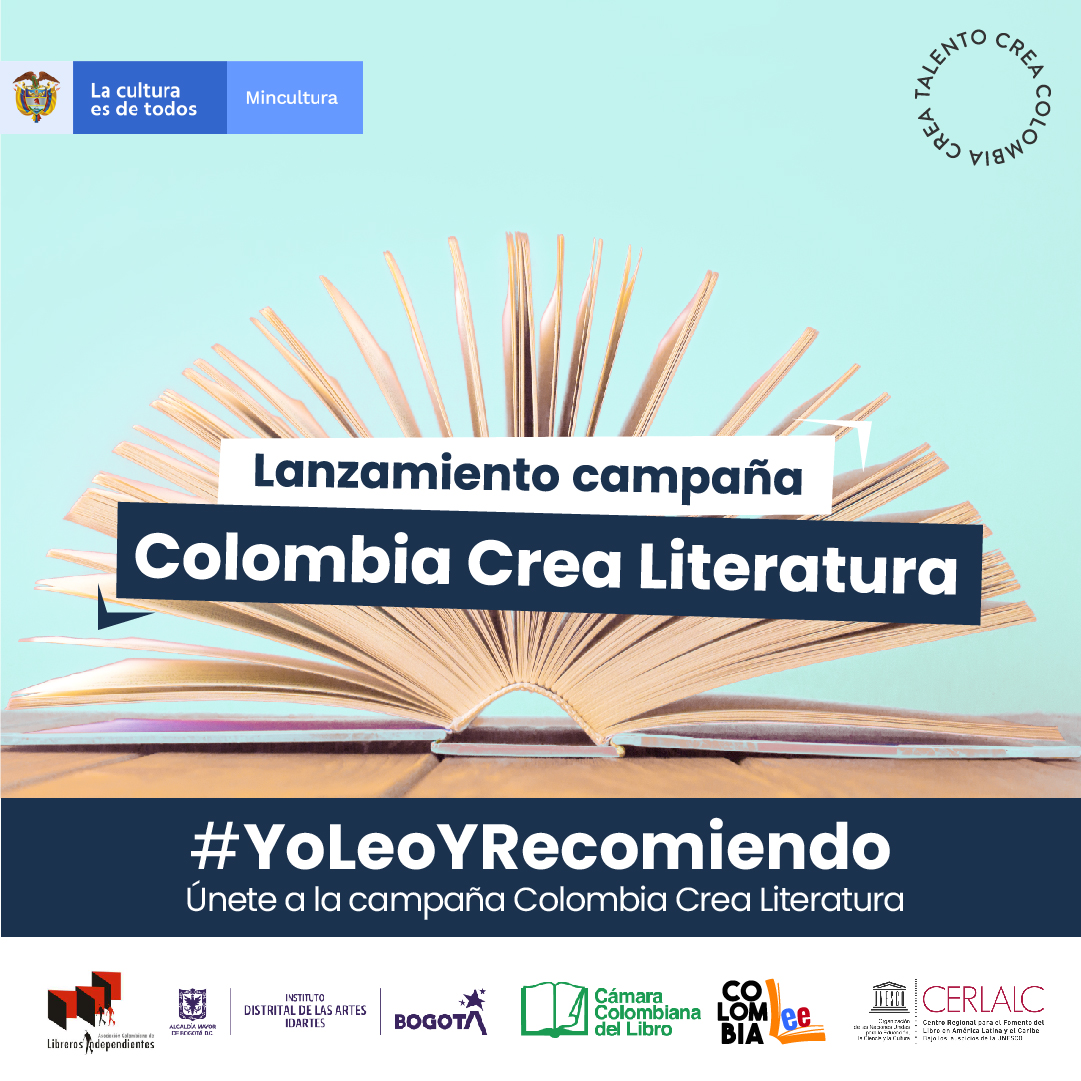 El Ministerio de Cultura lanza la campaña “Colombia Crea Talento Literario-Editorial”