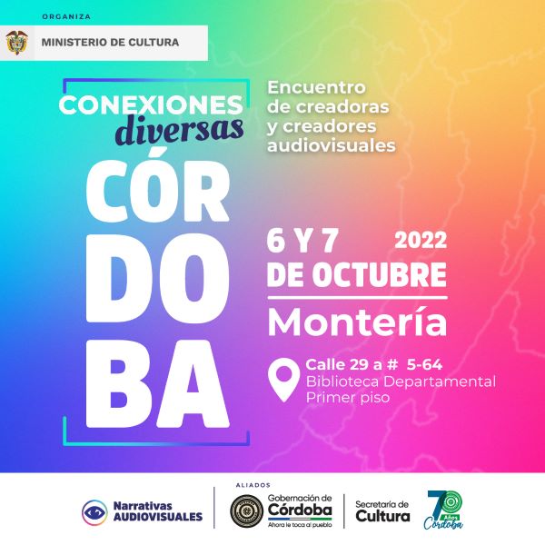 Gerentes de canales regionales conversarán con realizadores y realizadoras audiovisuales de Córdoba y Santander en Conexiones Diversas