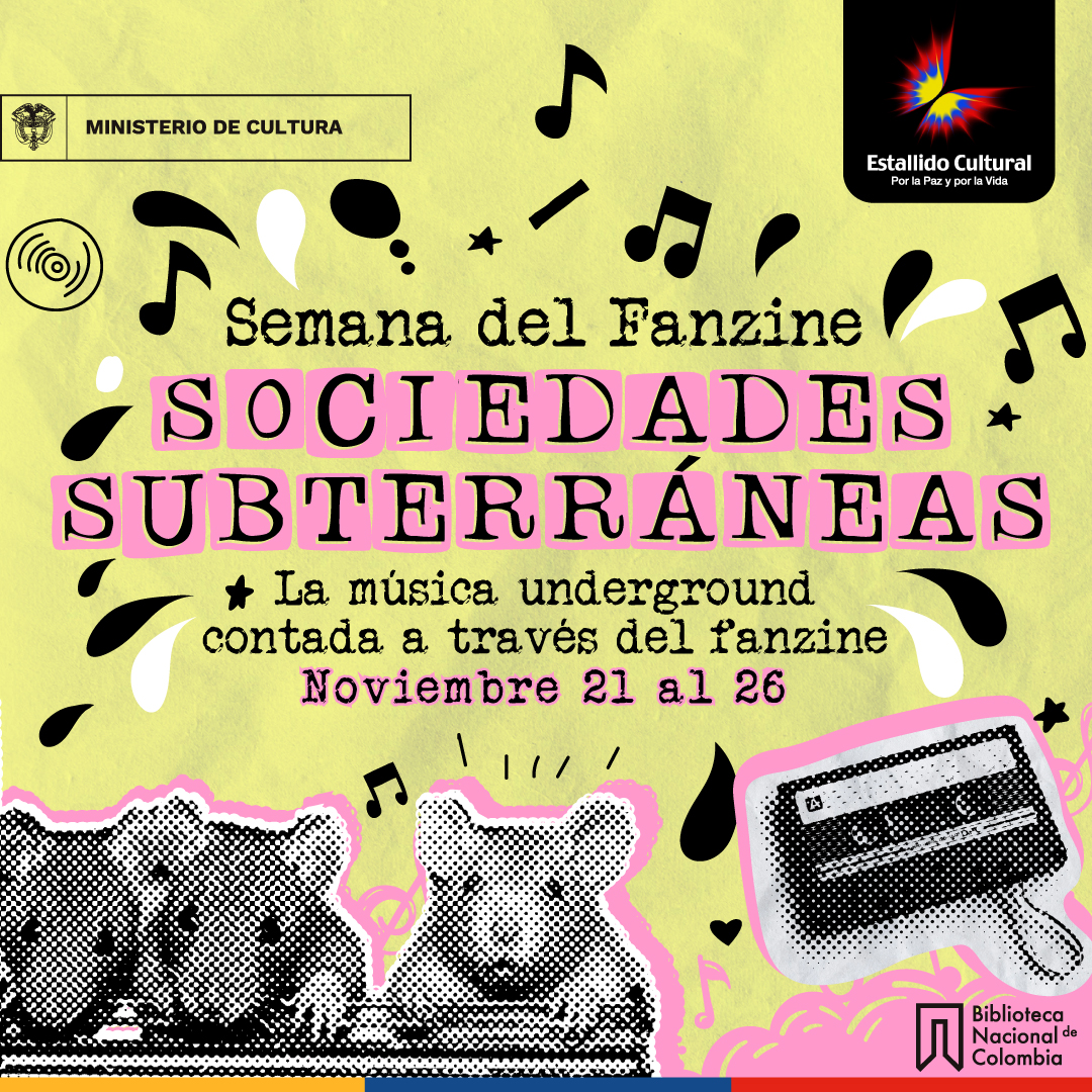 Sociedades subterráneas: la música ‘underground’ contada a través del fanzine, en la BNC del 21 al 26 de noviembre