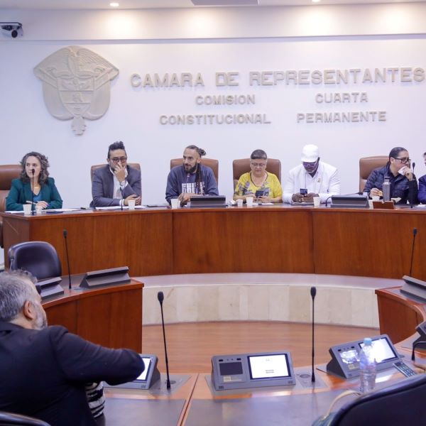 Comisión accidental de cultura en el Congreso de la República