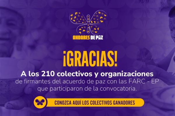 La convocatoria ‘Andares de paz’ anuncia los colectivos y organizaciones seleccionados para su edición 2024