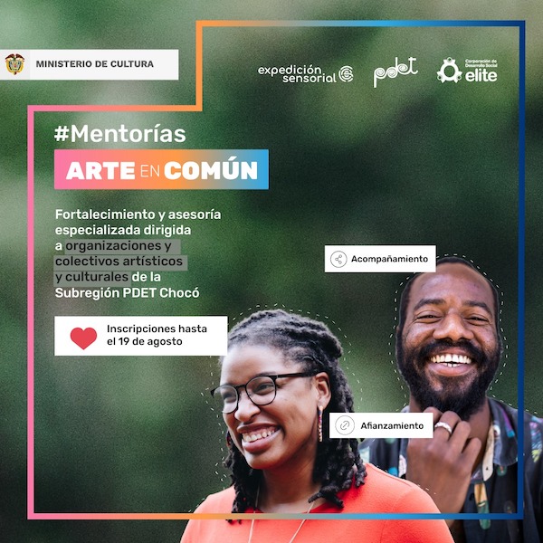 Llega 'Arte en común', convocatoria para fortalecer colectivos artísticos en Antioquia y Chocó