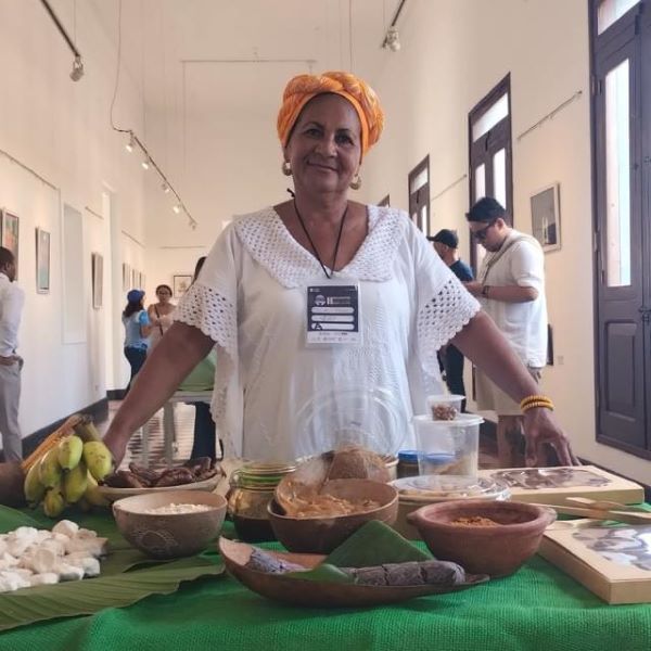 Una de las participantes fue la cocinera Edelmis Movil Mejía, del municipio de Dibulla, en La Guajira. 