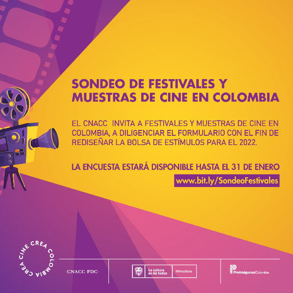 Estímulos para muestras y festivales de cine en Colombia pasan de $150 millones a $1.000 millones