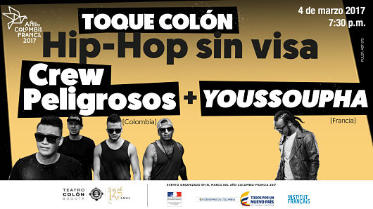 Toque Colón, a ritmo de Hip Hop con Crew Peligrosos y Youssoupha