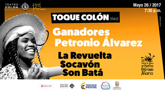 La alegría del Festival Petronio Álvarez llega al Teatro Colón