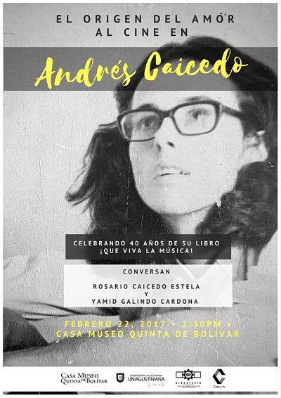 Conversatorio sobre el origen del amor al cine en Andrés Caicedo 