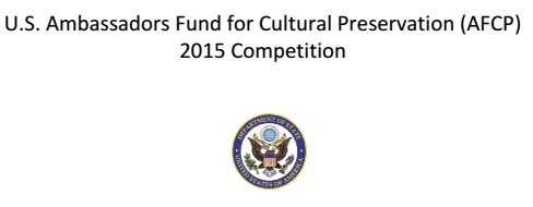 Convocatoria para el Fondo de Embajadores de los Estados Unidos para la Preservación Cultural