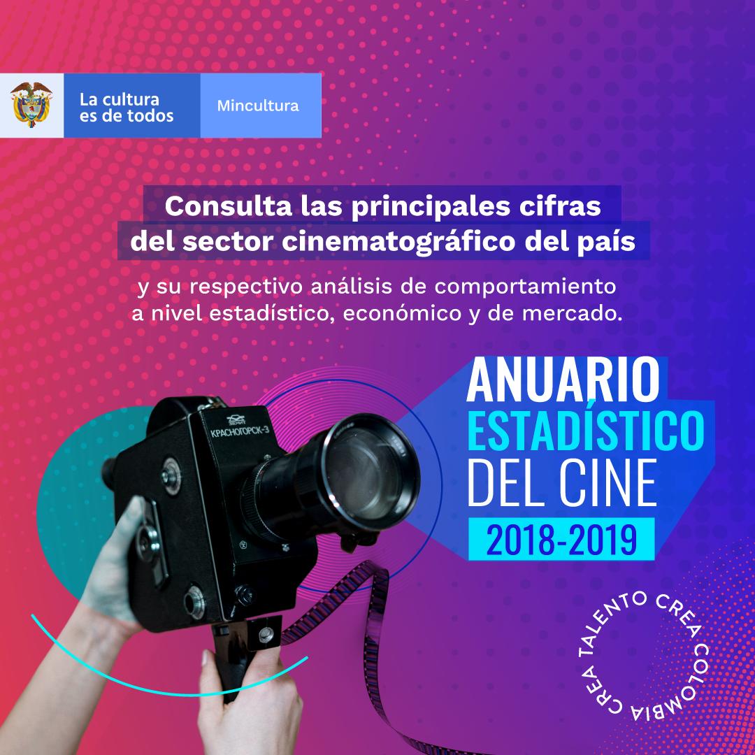 Ministerio de cultura presenta el Anuario Estadístico del sector cinematográfico