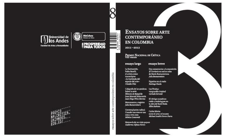 Mincultura y Uniandes presentan las publicaciones ganadoras del premio nacional de crítica 2011 y 2012