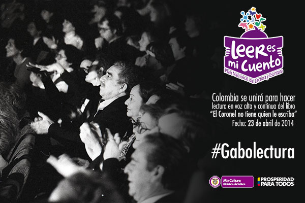 #Gabolectura, un homenaje nacional en voz alta