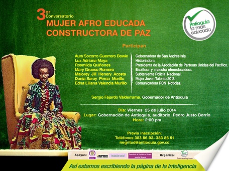 Tercer conversatorio de la Mujer Afro Educada Constructora de Paz