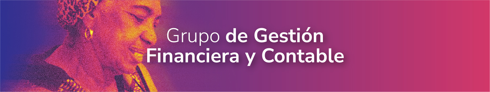 Banner de Grupo de gestión financiera y contable